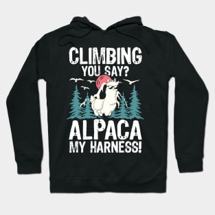 Climbing You Say Alpaca My Harness Hoodie